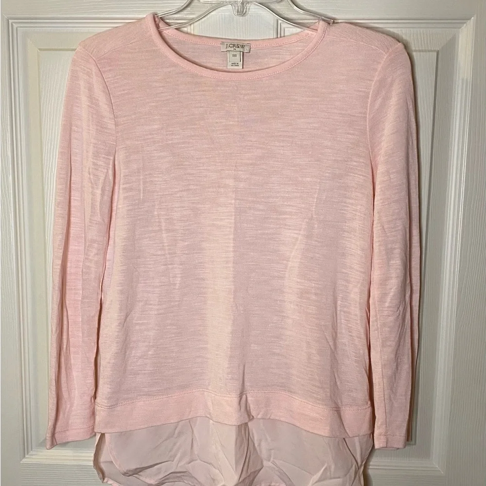 J. Crew Women’s Mixed Media Top